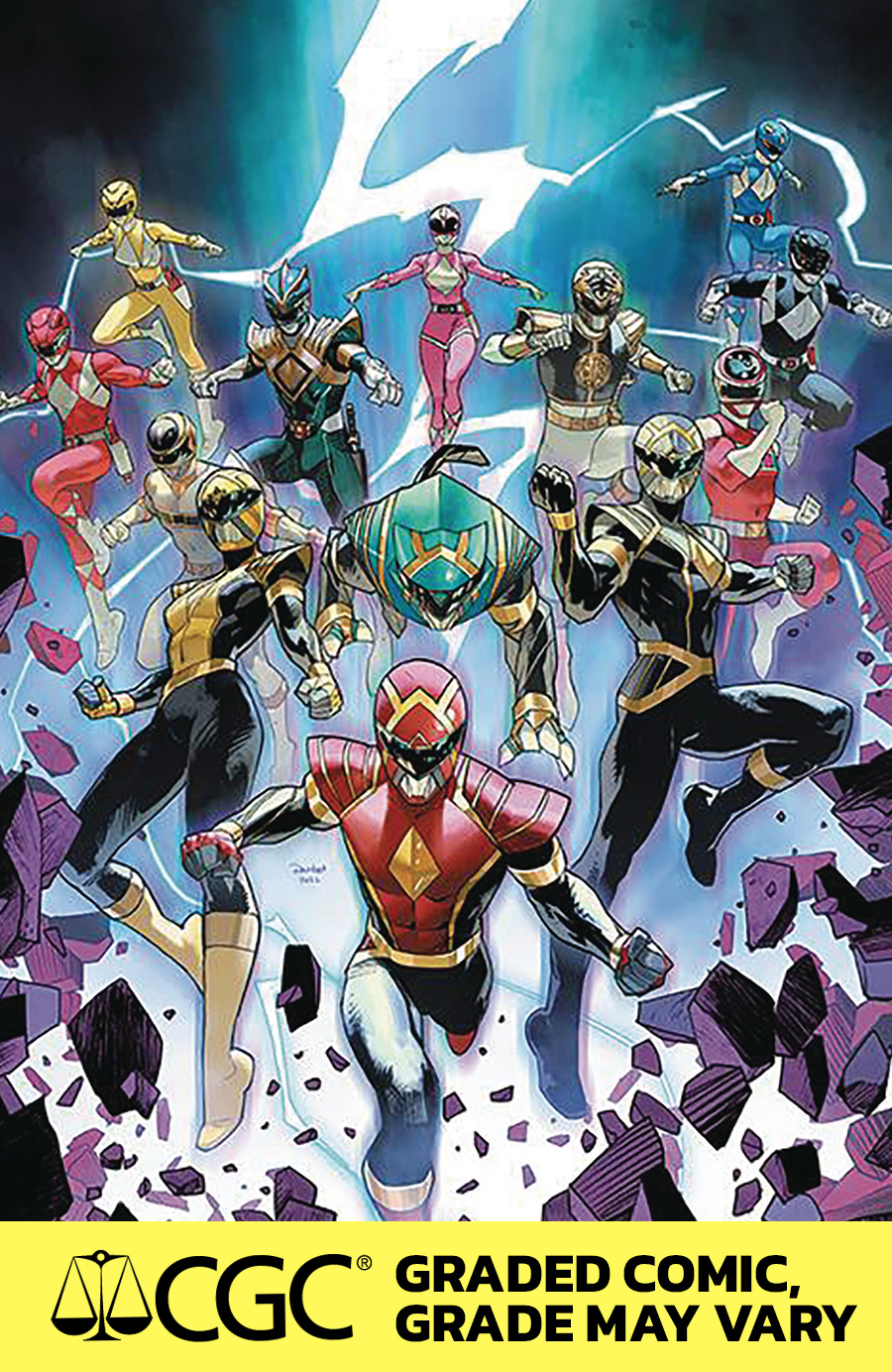 Mighty Morphin Power Rangers (BOOM Studios) #100 Cover M DF CGC Graded 9.6 Or Higher