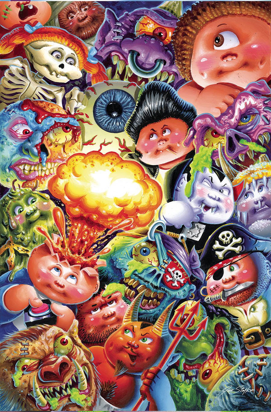 Madballs vs Garbage Pail Kids #4 Cover H Limited Edition Joe Simko Virgin Cover