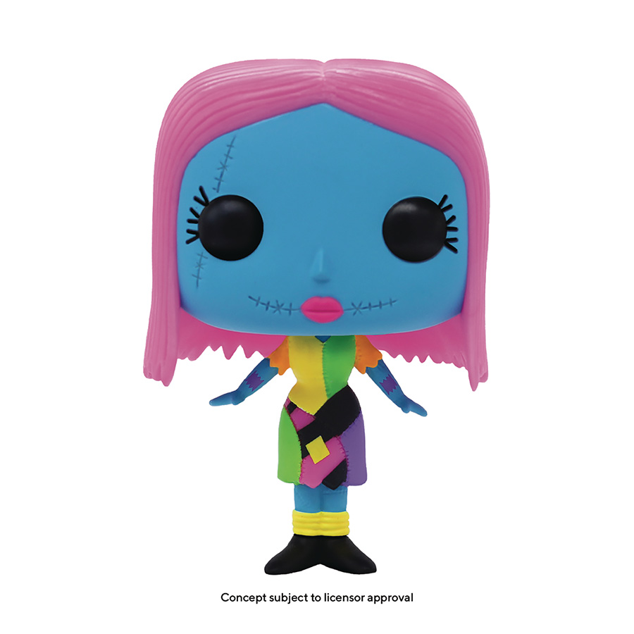 POP Disney Nightmare Before Christmas Black Light Sally Vinyl Figure