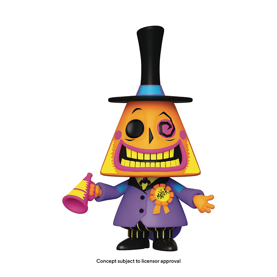 POP Disney Nightmare Before Christmas Blacklight Mayor Vinyl Figure