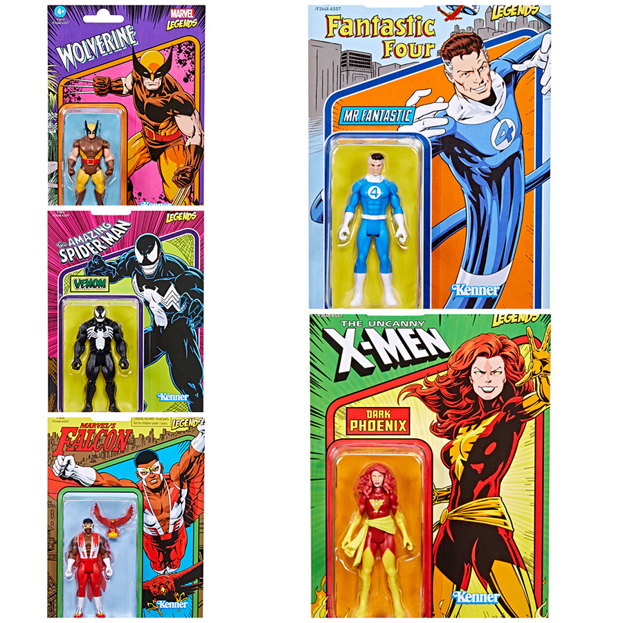 Marvel Vintage Series 2021 3.75-Inch Action Figure Assortment Case