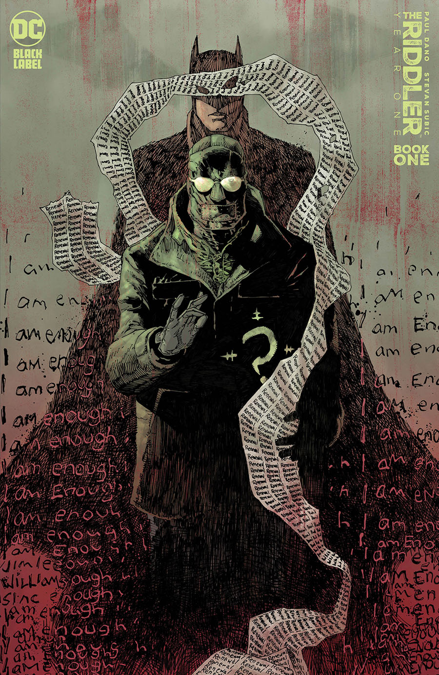 Riddler Year One #1 Cover B Variant Jim Lee Cover