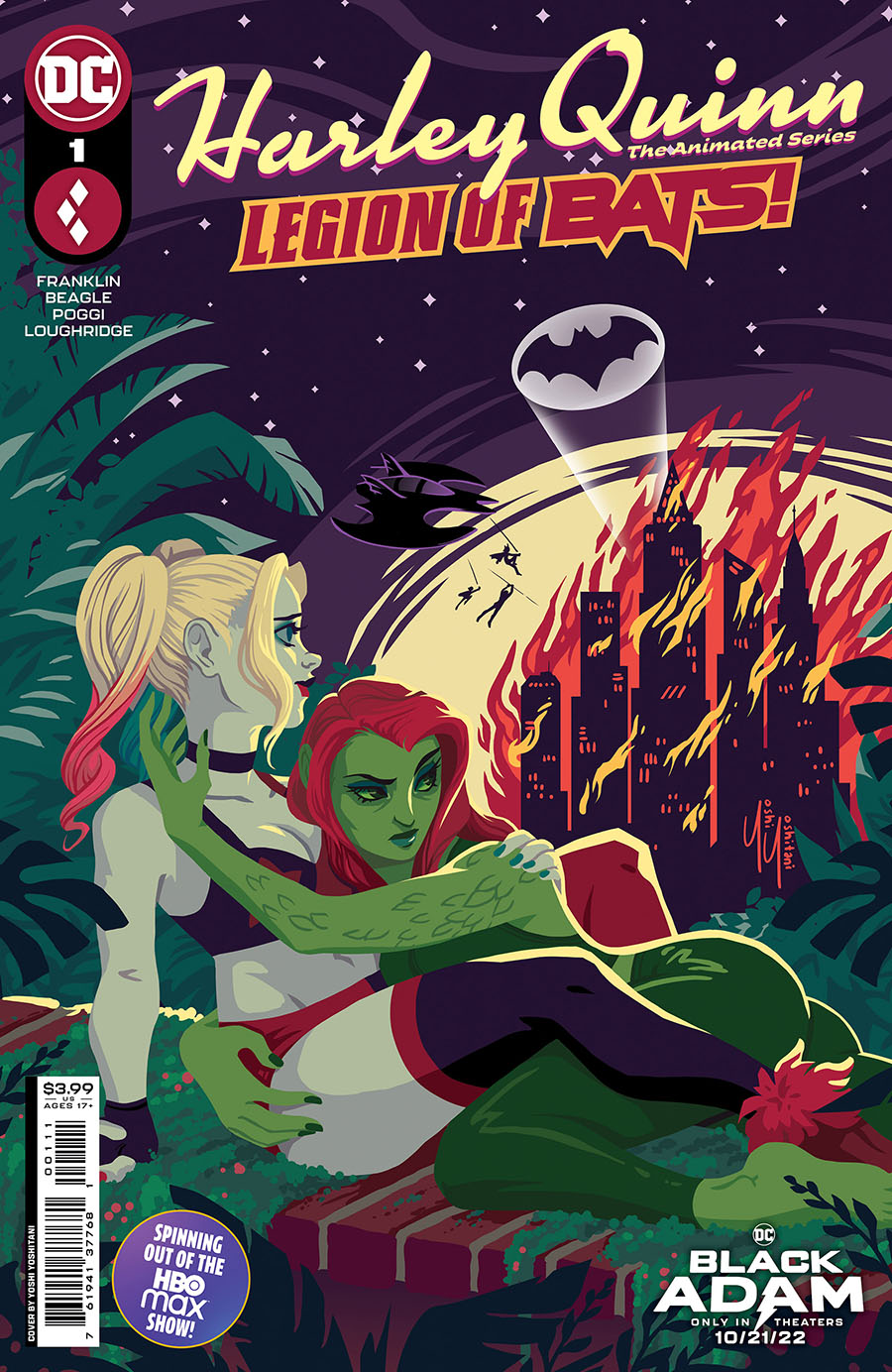 Harley Quinn The Animated Series Legion Of Bats #1 Cover A Regular Yoshi Yoshitani Cover