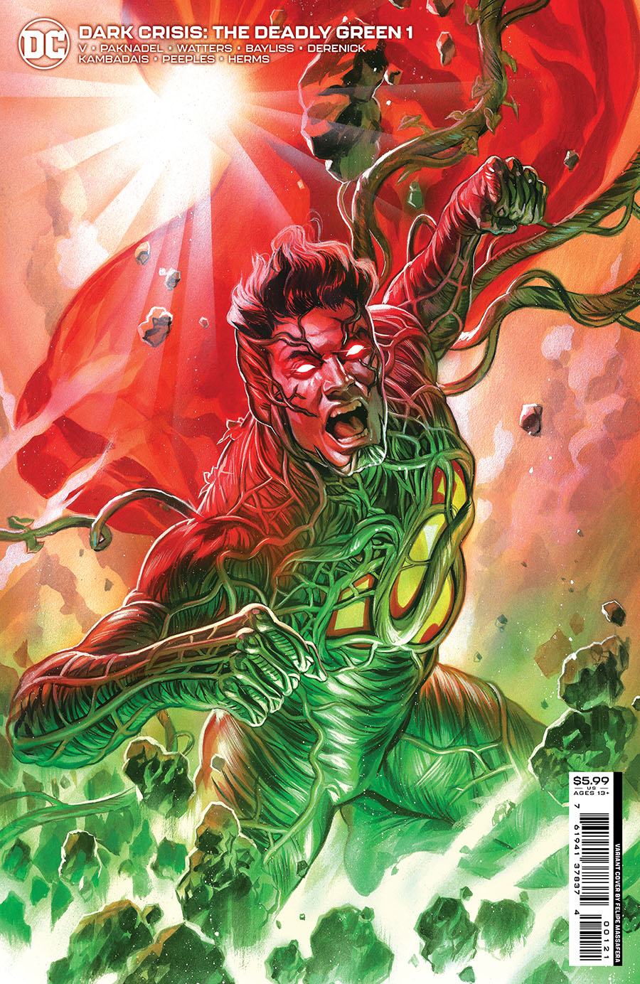 Dark Crisis The Deadly Green #1 (One Shot) Cover B Variant Felipe Massafera Cover