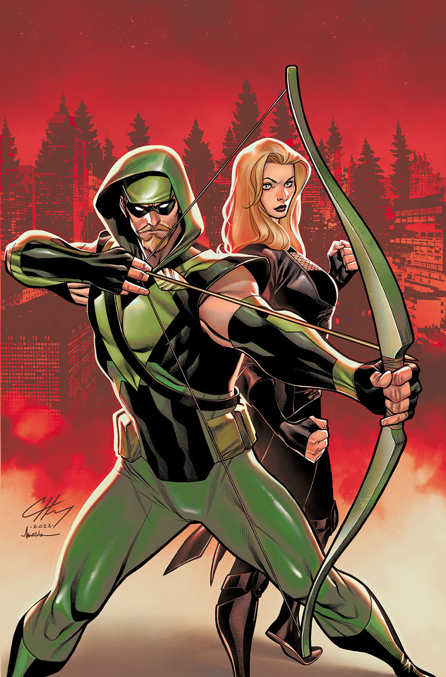 Dark Crisis Worlds Without A Justice League Green Arrow #1 (One Shot) Cover D Incentive Clayton Henry Foil Cover