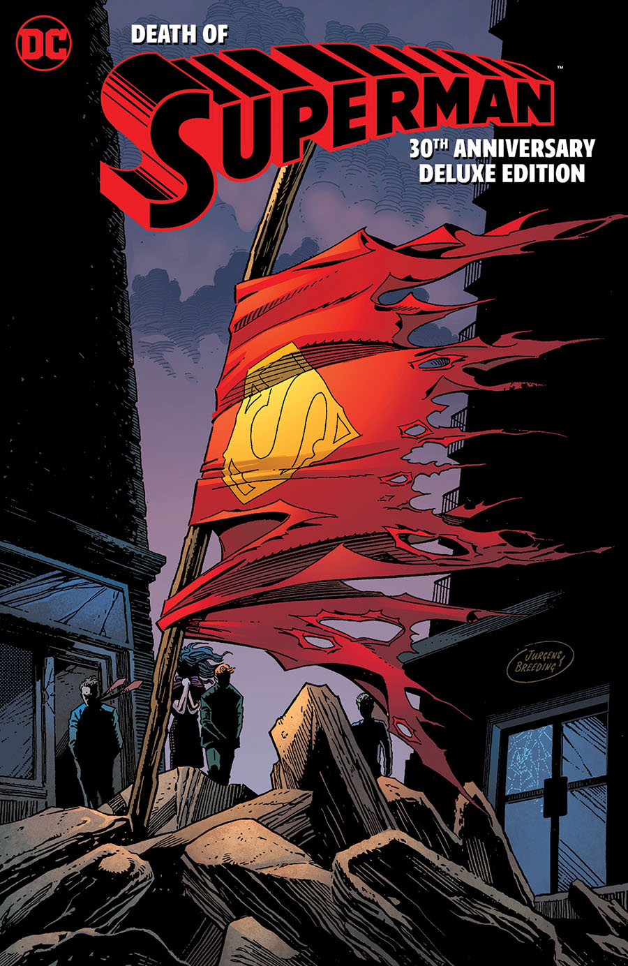Death Of Superman 30th Anniversary Deluxe Edition HC Book Market Dan Jurgens & Brett Breeding Cover