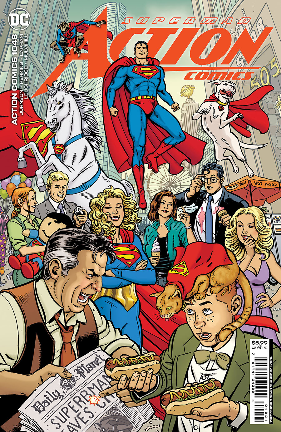 Action Comics Vol 2 #1048 Cover B Variant David Lapham Card Stock Cover (Kal-El Returns Part 3)