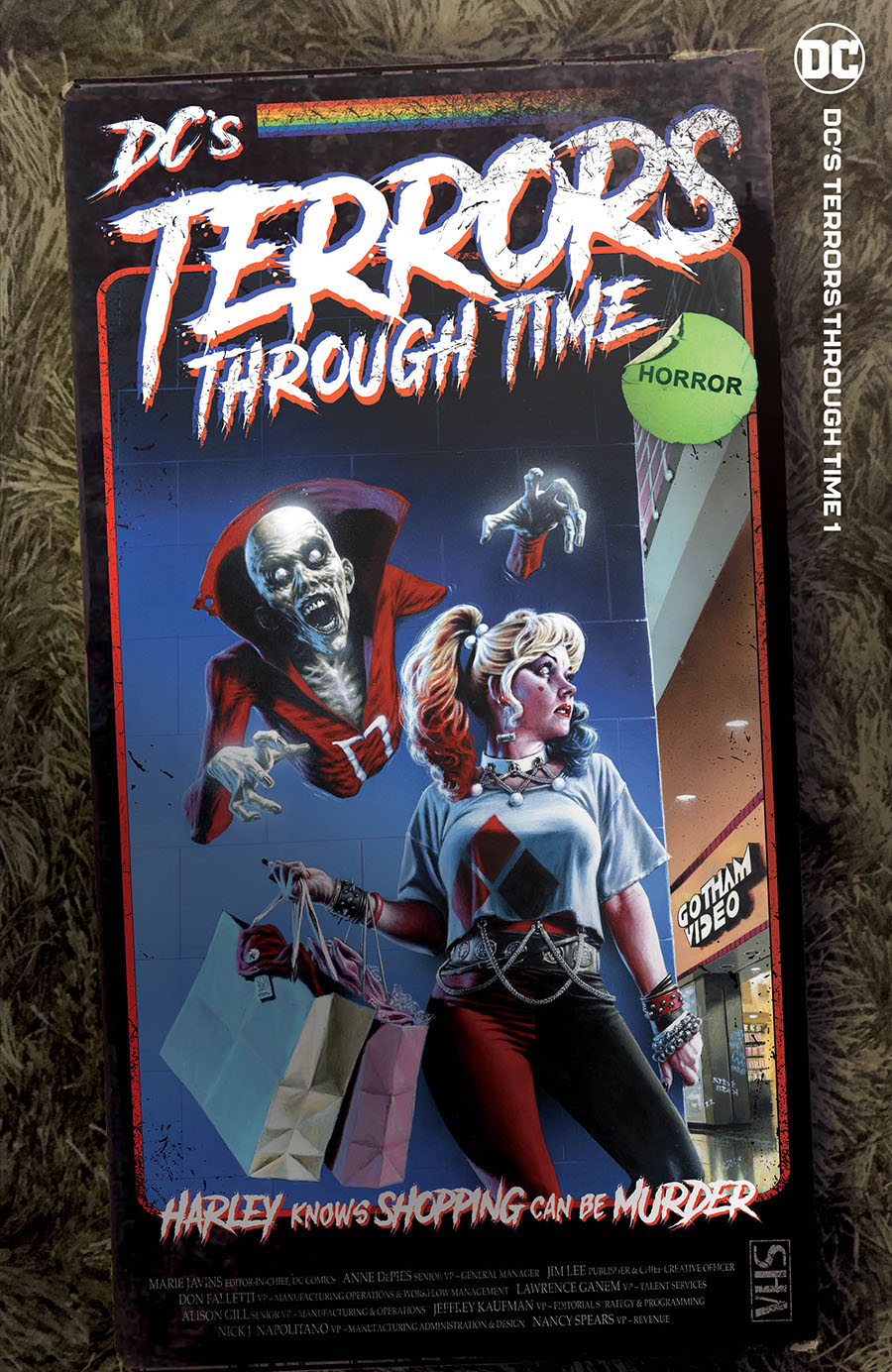 DCs Terrors Through Time #1 (One Shot) Cover B Variant Steve Beach VHS Cover