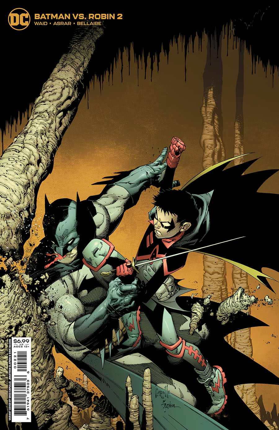 Batman vs Robin #2 Cover B Variant Greg Capullo Card Stock Cover