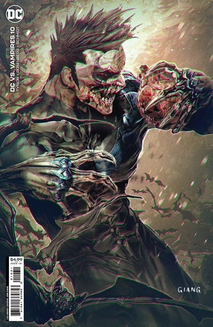 DC vs Vampires #10 Cover C Incentive John Giang Card Stock Variant Cover