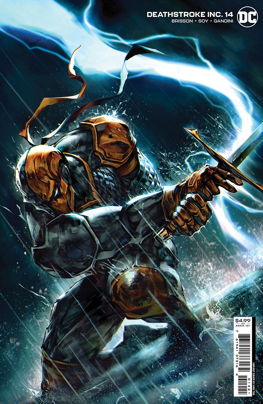 Deathstroke Inc #14 Cover B Variant Ivan Tao Card Stock Cover
