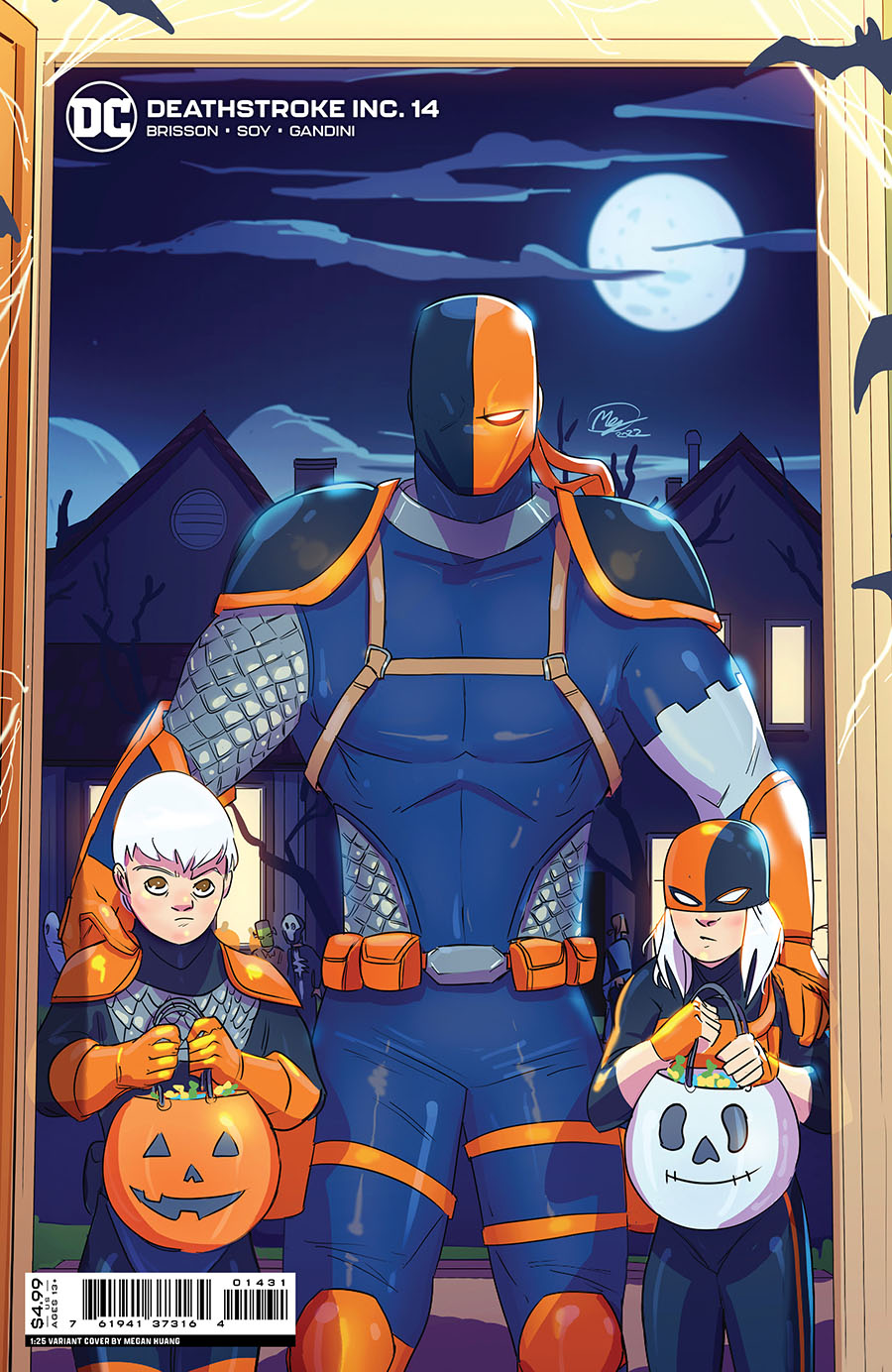 Deathstroke Inc #14 Cover C Incentive Megan Huang Card Stock Variant Cover