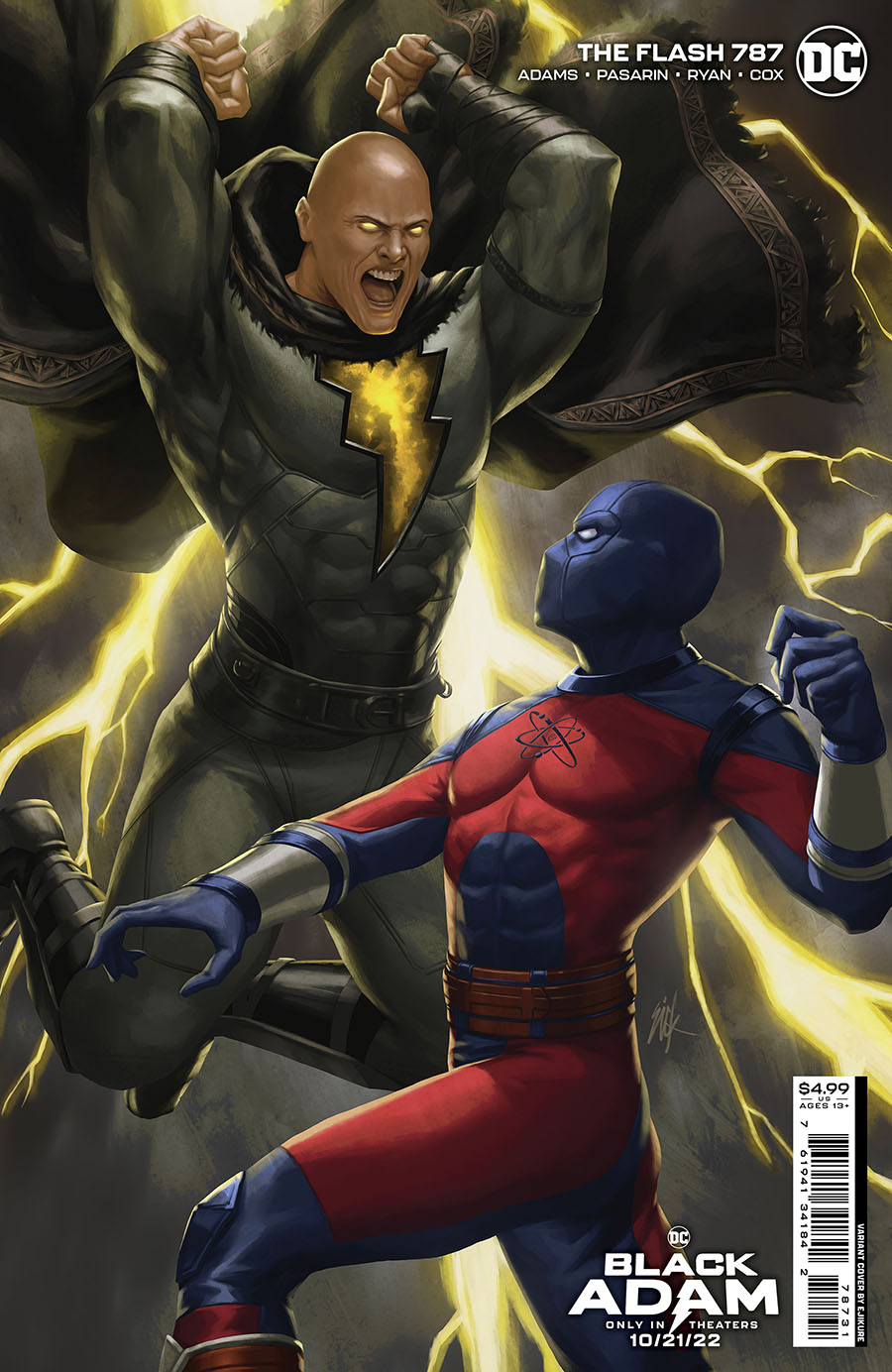 Flash Vol 5 #787 Cover C Variant Ejikure Black Adam Movie Card Stock Cover