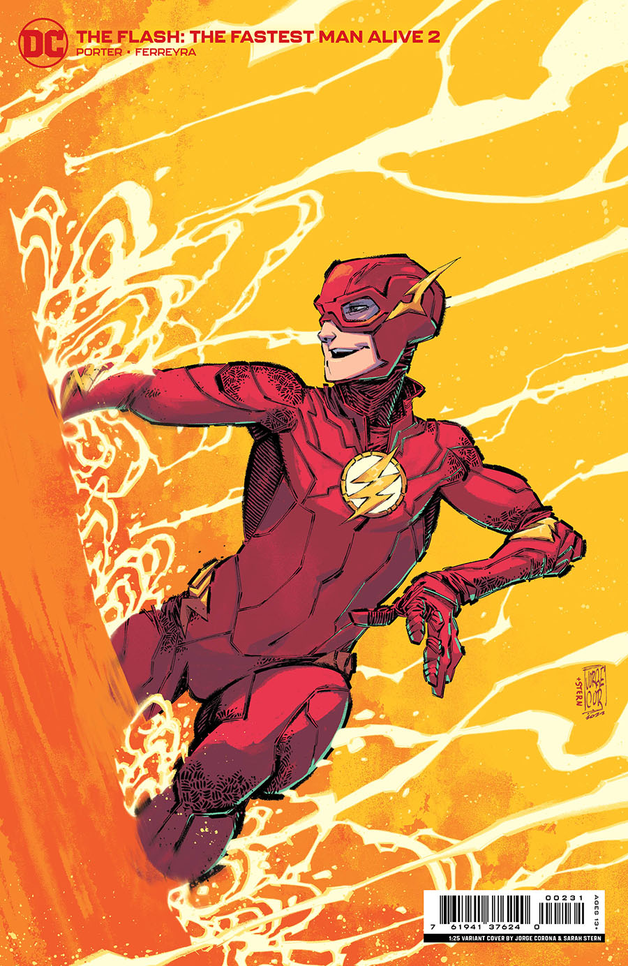 Flash The Fastest Man Alive Vol 2 #2 Cover C Incentive Jorge Corona Card Stock Variant Cover