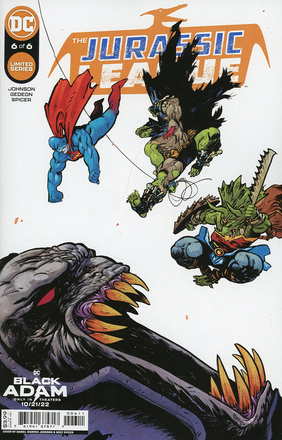 Jurassic League #6 Cover A Regular Daniel Warren Johnson Cover