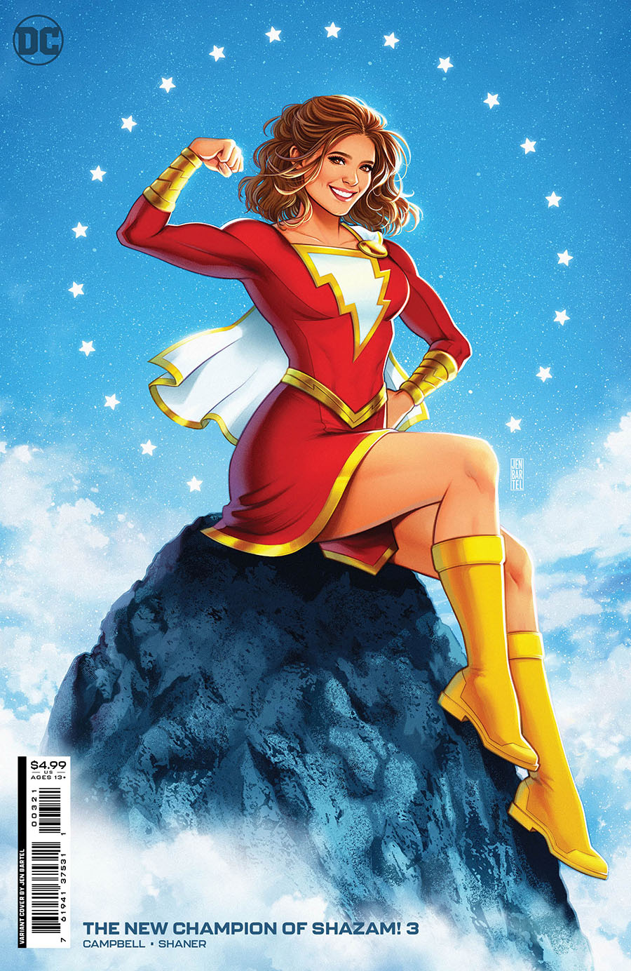 New Champion Of SHAZAM #3 Cover B Variant Jen Bartel Card Stock Cover