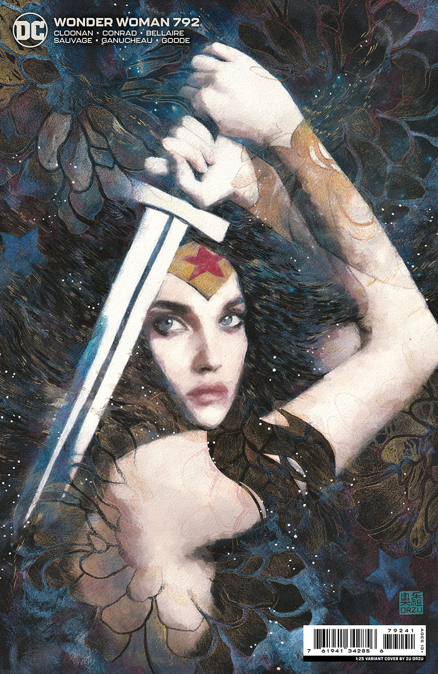 Wonder Woman Vol 5 #792 Cover D Incentive Zu Orzu Card Stock Variant Cover