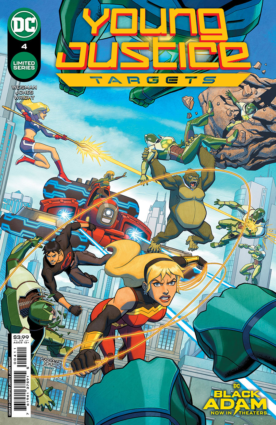 Young Justice Targets #4 Cover A Regular Christopher Jones Cover