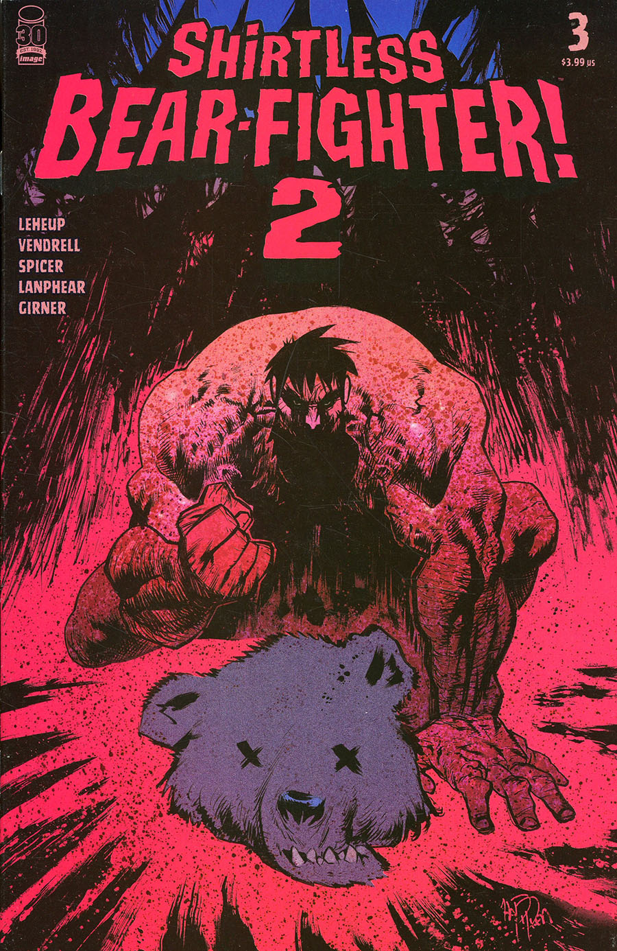 Shirtless Bear-Fighter 2 #3 Cover C Incentive James Harren Variant Cover