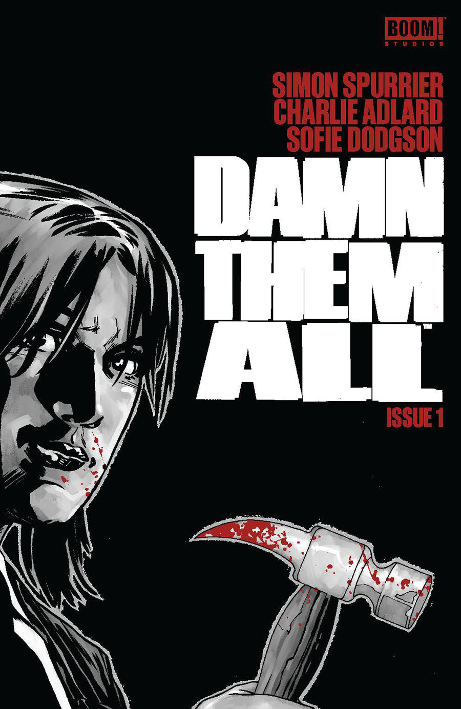 Damn Them All #1 Cover F Incentive Charlie Adlard Silver Foil Stamp Virgin Cover