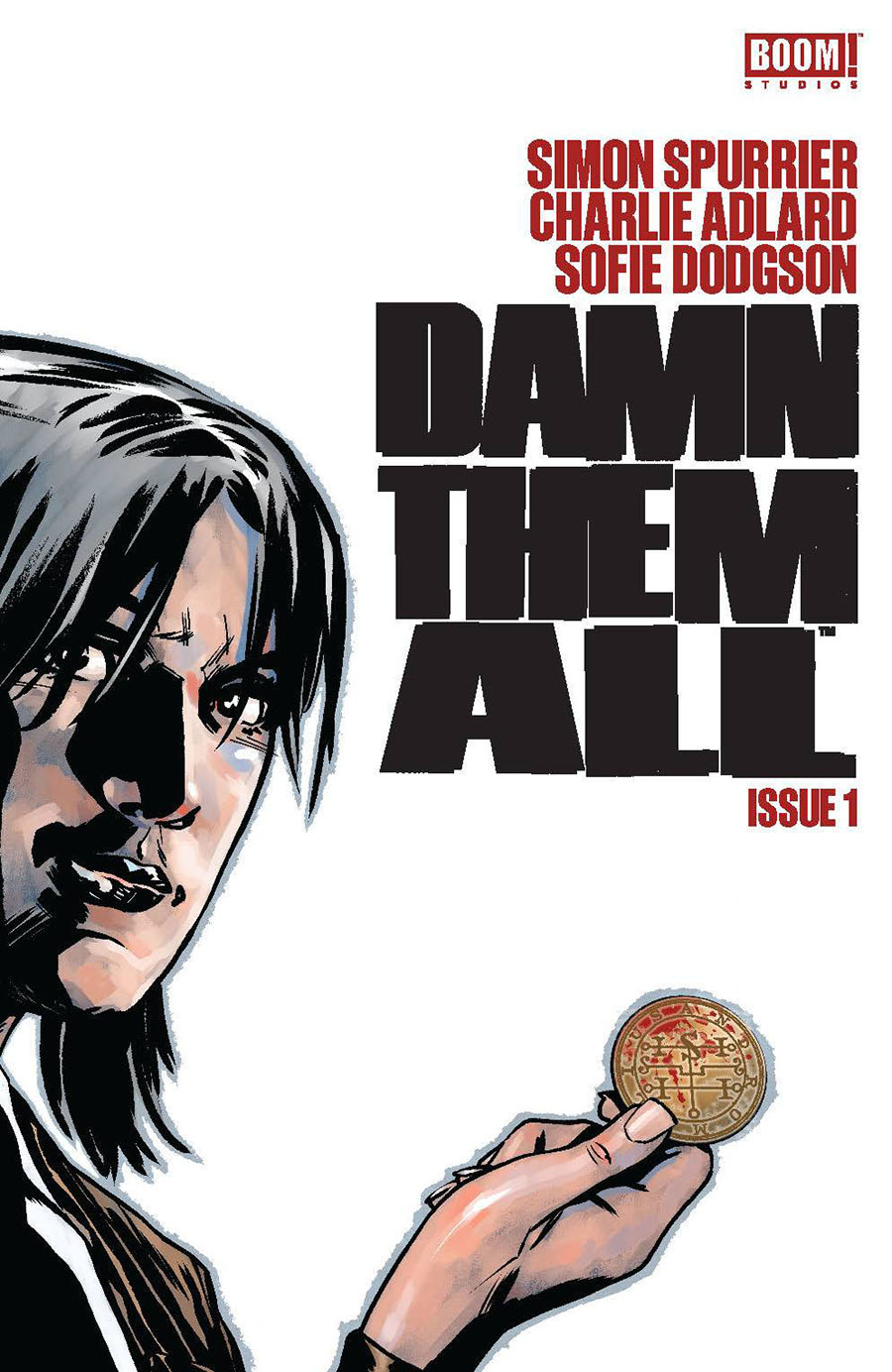 Damn Them All #1 Cover I Incentive Charlie Adlard Gold Foil Stamp Cover
