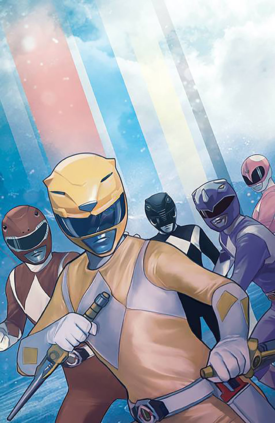 Mighty Morphin Power Rangers (BOOM Studios) #101 Cover D Incentive Francesco Tomaselli Virgin Cover