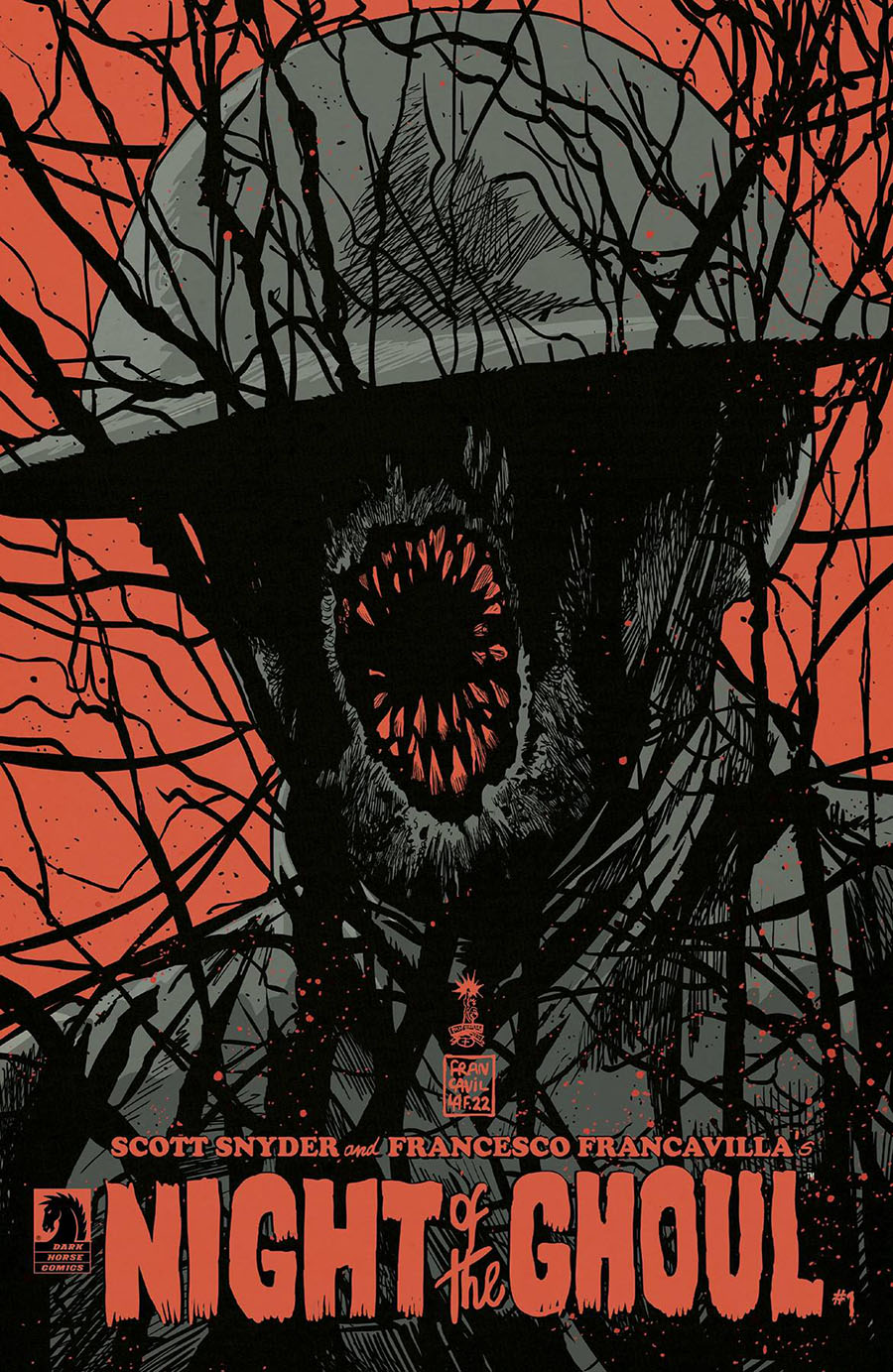Night Of The Ghoul #1 Cover F Incentive Francesco Francavilla Variant Cover