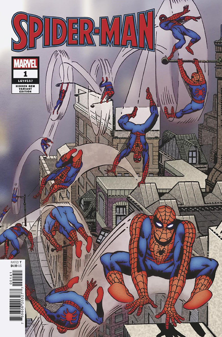 Spider-Man Vol 4 #1 Cover J Incentive Steve Ditko Hidden Gem Variant Cover