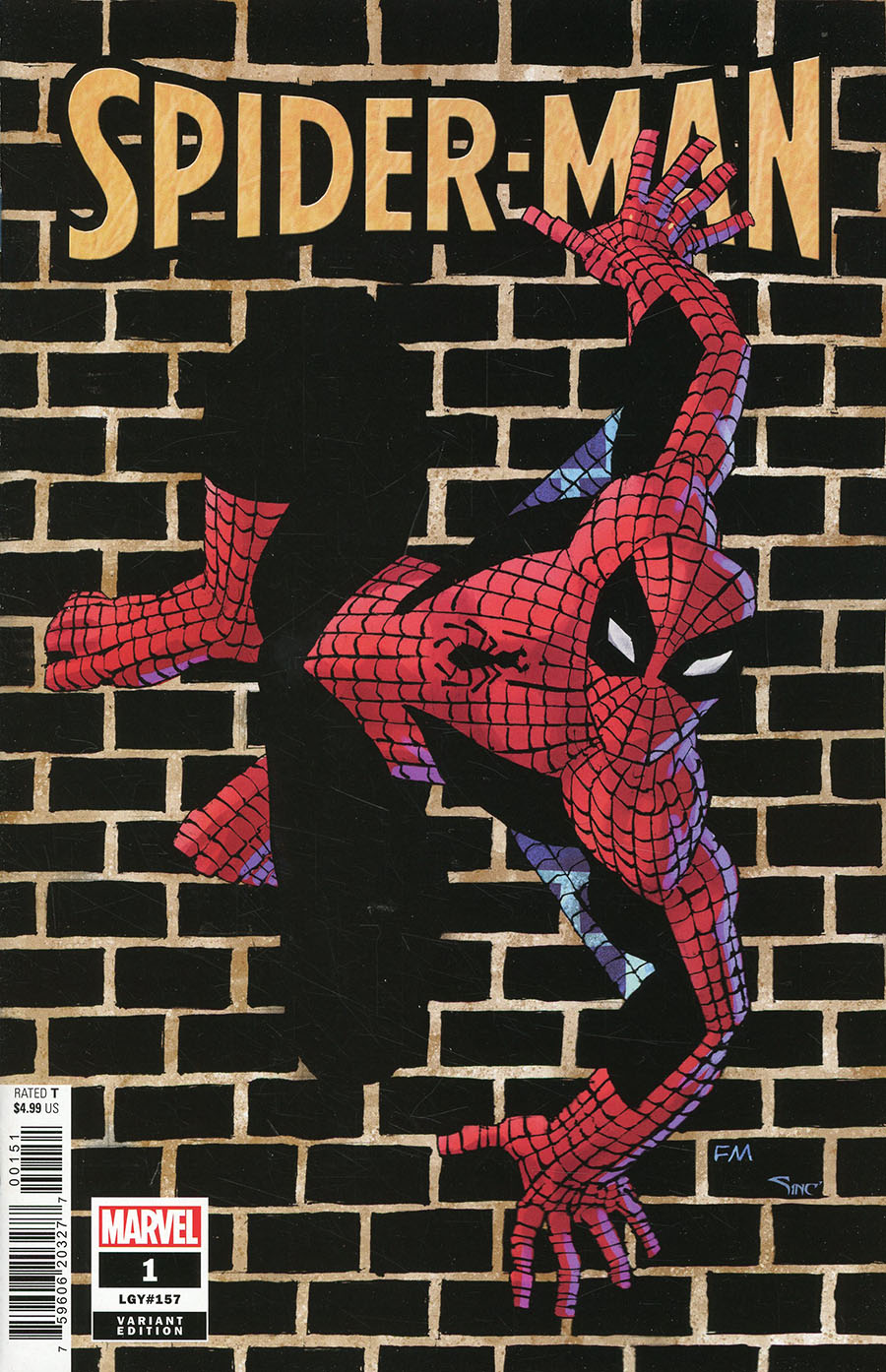 Spider-Man Vol 4 #1 Cover I Incentive Frank Miller Variant Cover