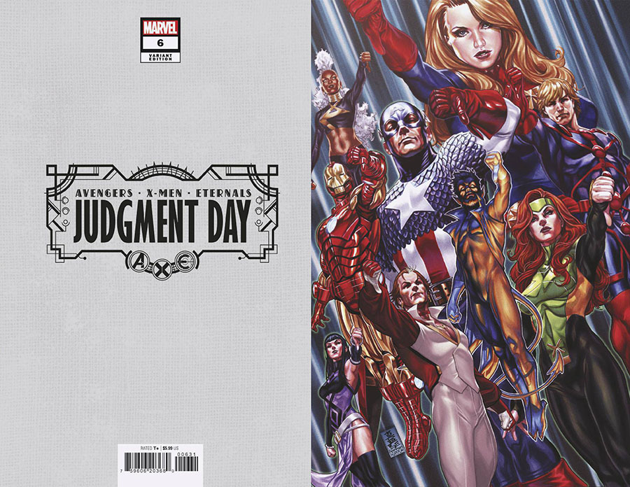 A.X.E. Judgment Day #6 Cover G Incentive Mark Brooks Virgin Cover