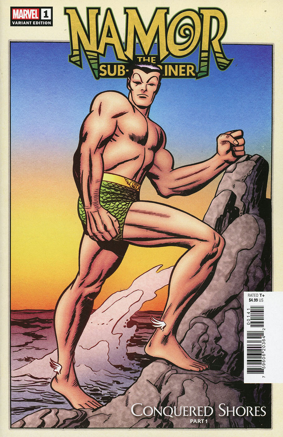 Namor The Sub-Mariner Conquered Shores #1 Cover E Incentive Jack Kirby Hidden Gem Variant Cover