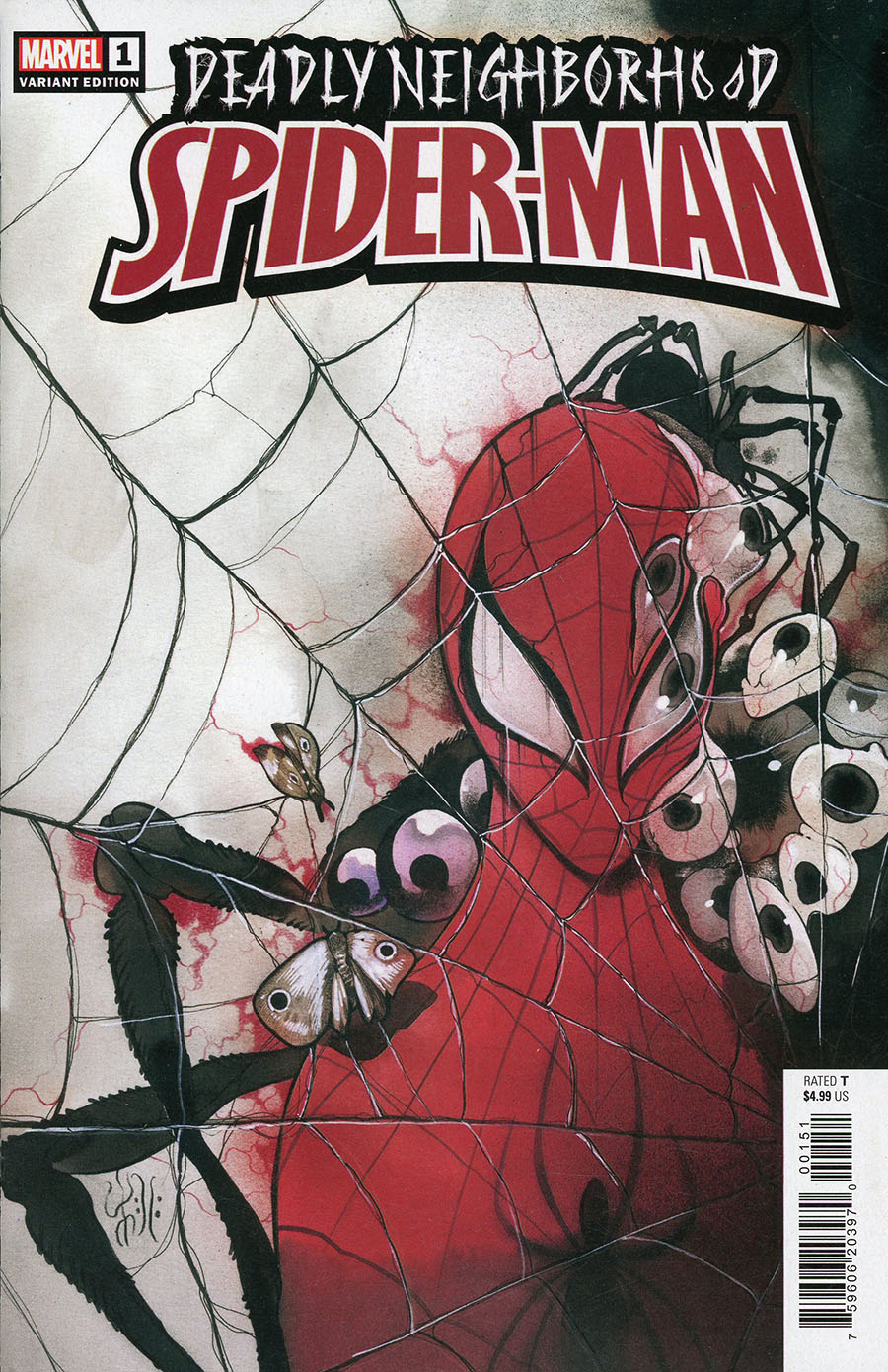 Deadly Neighborhood Spider-Man #1 Cover F Incentive Peach Momoko Variant Cover