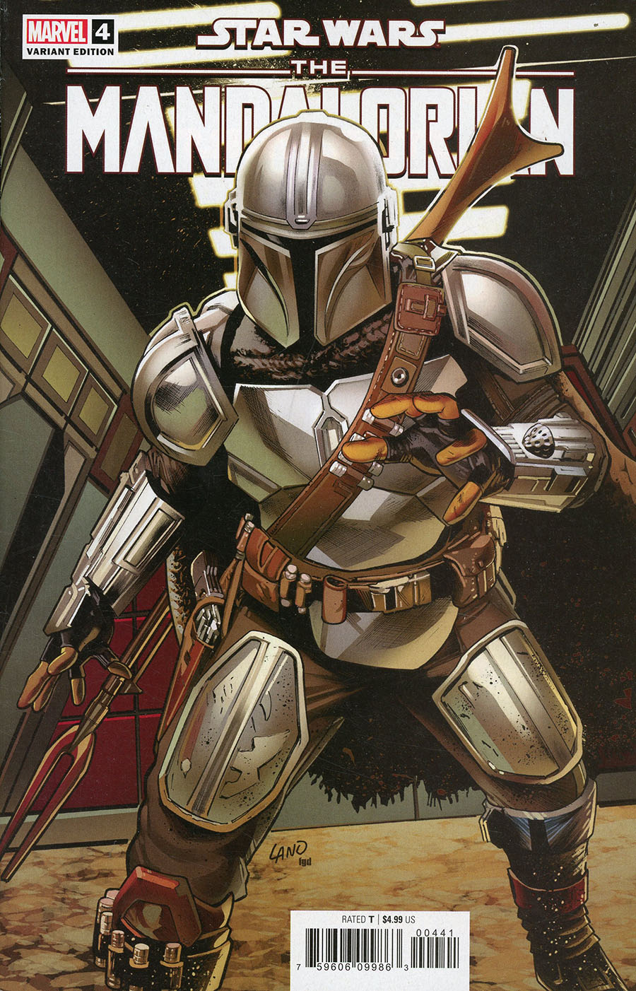 Star Wars The Mandalorian #4 Cover F Incentive Greg Land Variant Cover