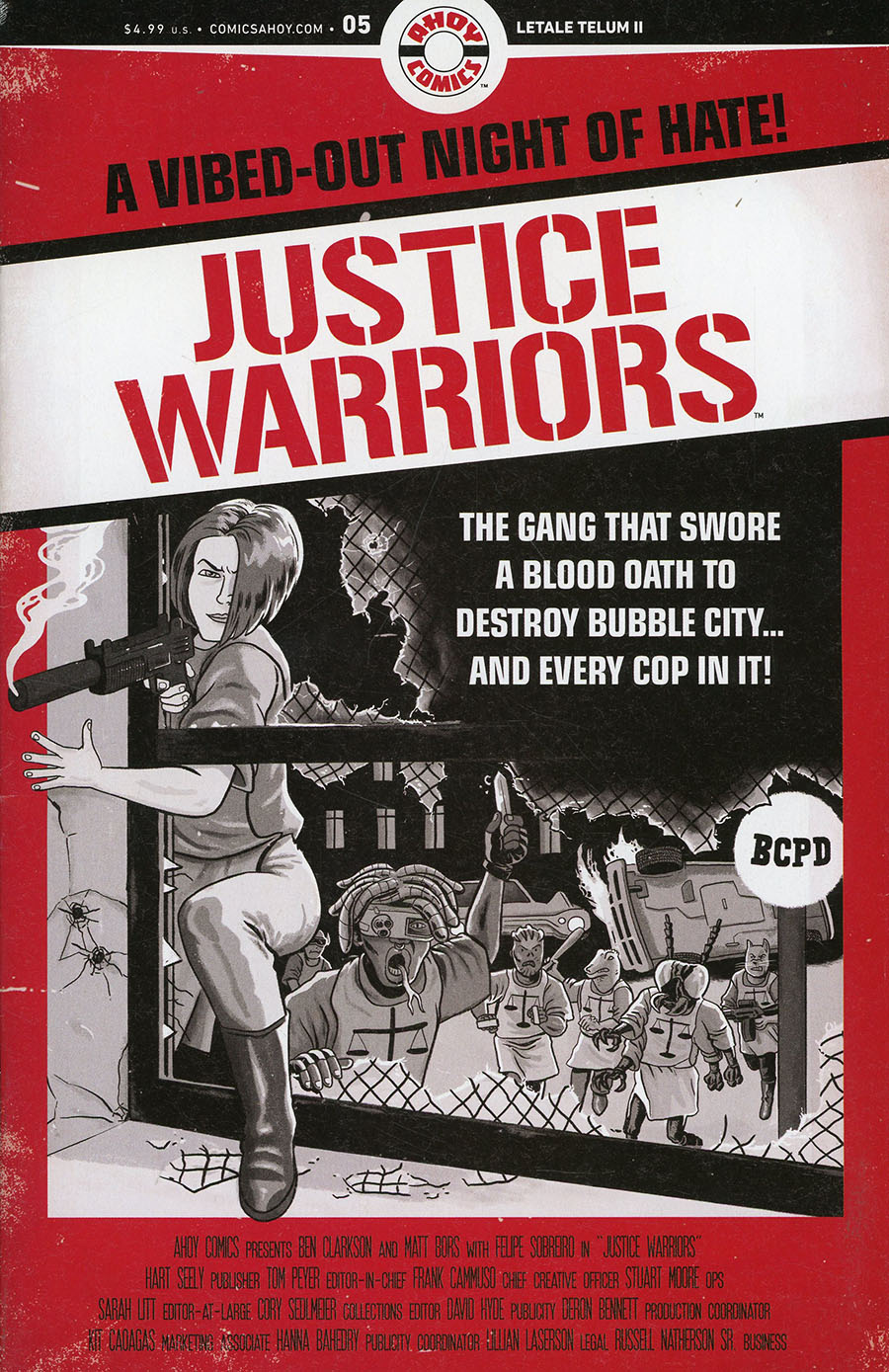 Justice Warriors #5 Cover B Incentive Matt Bors Variant Cover