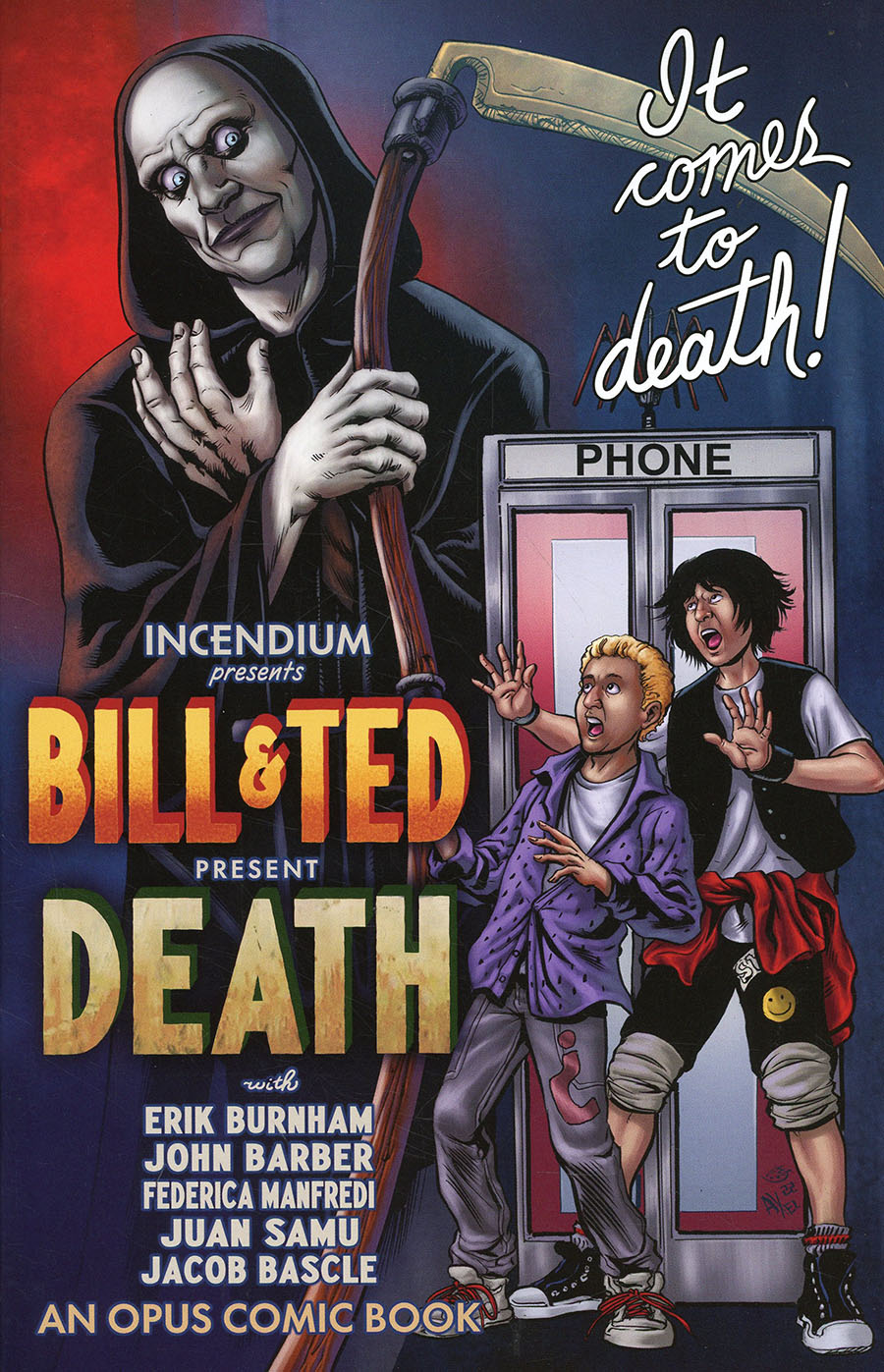 Bill & Ted Present Death #1 (One Shot) Cover B Incentive Axel Medellin & Oscar Carreno Monster Mash-Up Variant Cover