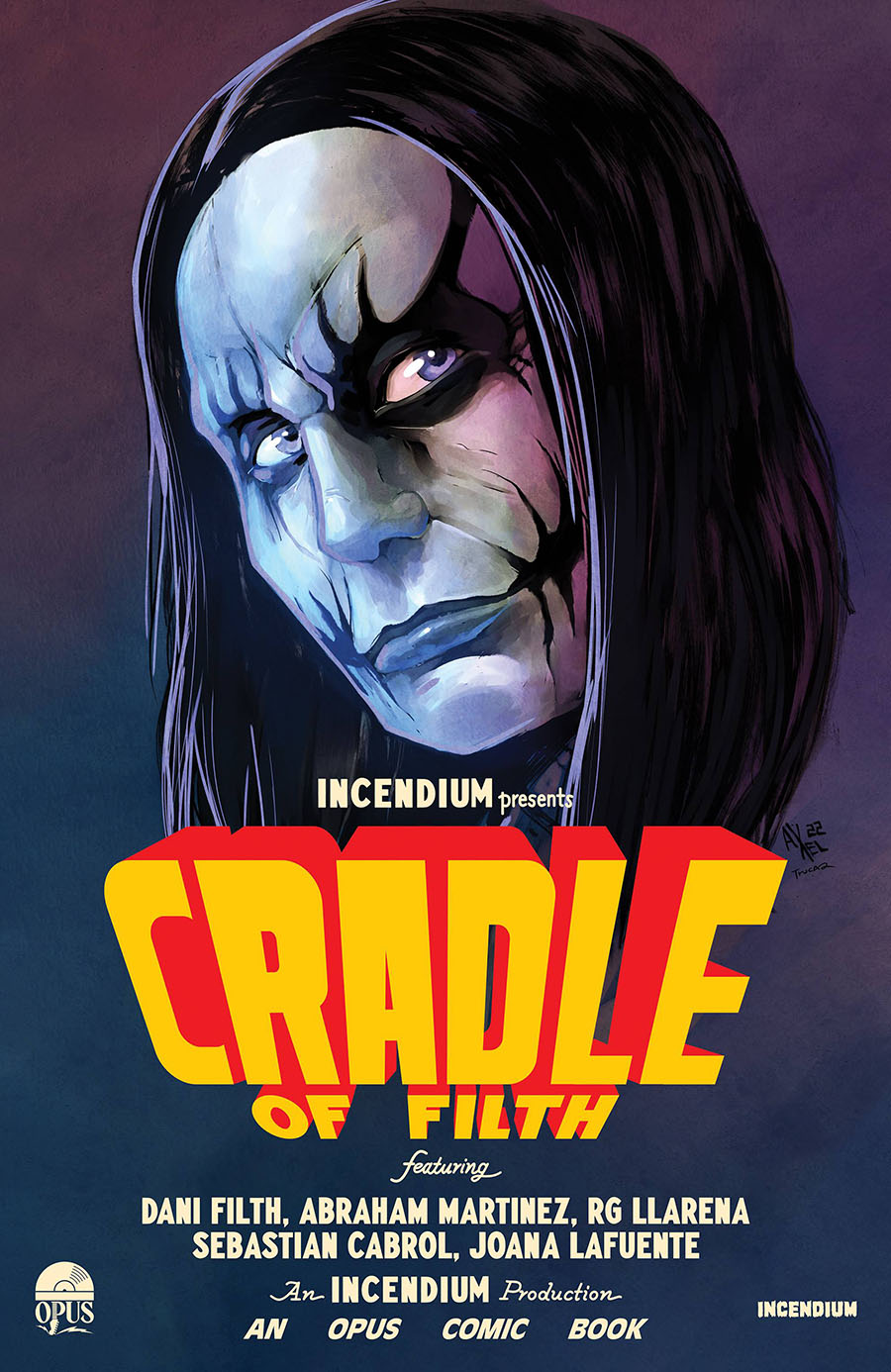 Cradle Of Filth #4 Cover B Incentive Axel Medellin Monster Mash-Up Variant Cover