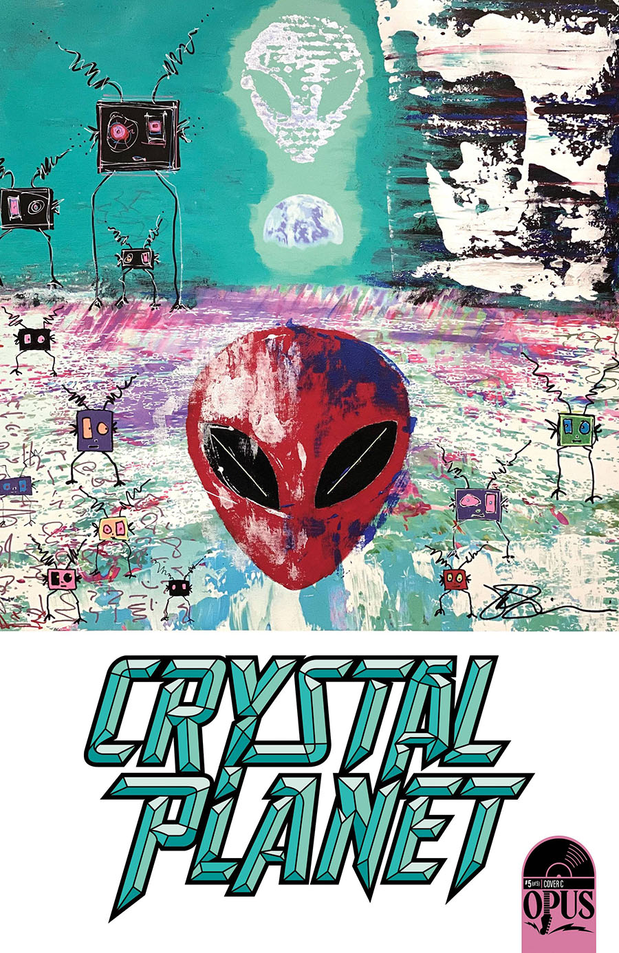 Crystal Planet #5 Cover C Incentive Joe Satriani Variant Cover