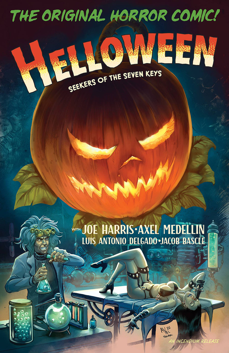 Helloween #1 Cover B Incentive Axel Medellin Monster Mash-Up Variant Cover
