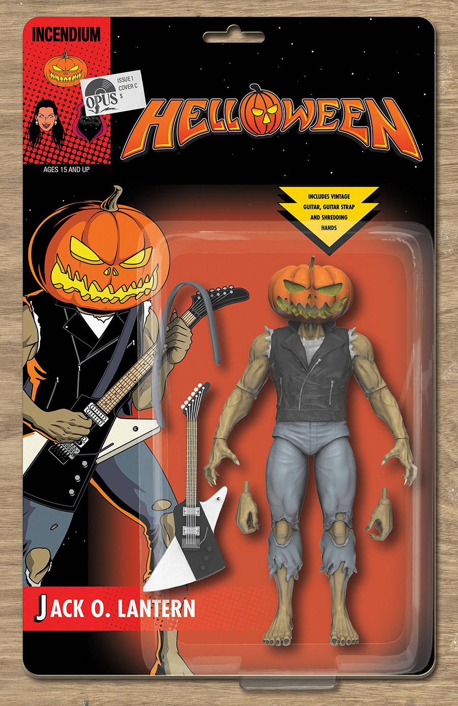 Helloween #1 Cover C Incentive Jack-O-Lantern Action Figure Variant Cover