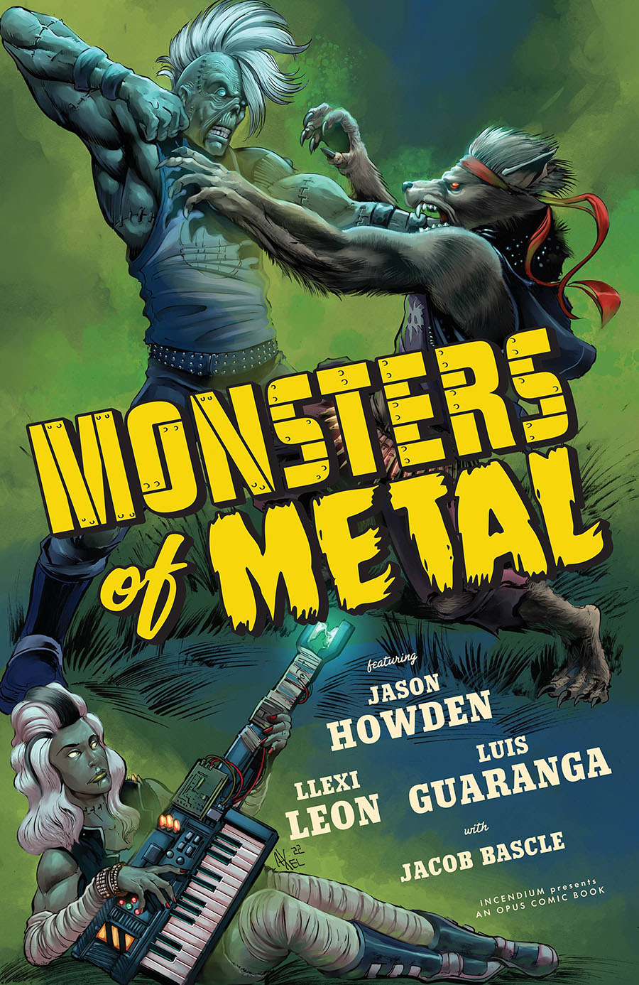 Monsters Of Metal #1 (One Shot) Cover F Incentive Axel Medellin & Omar Estevez Monster Mash-Up Variant Cover
