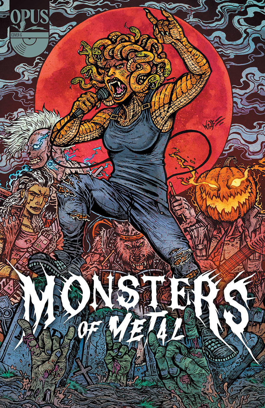 Monsters Of Metal #1 (One Shot) Cover G Incentive Maria Wolf Variant Cover