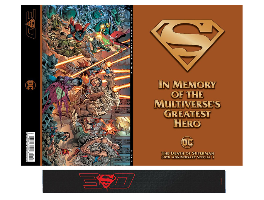 Death Of Superman 30th Anniversary Special #1 (One-Shot) Cover G Variant Memorial Dan Jurgens & Brett Breeding Premium Cover With Polybag