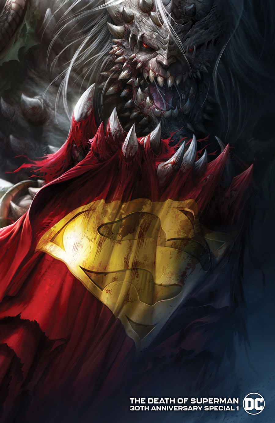 Death Of Superman 30th Anniversary Special #1 (One-Shot) Cover H Incentive Francesco Mattina Doomsday Foil Variant Cover