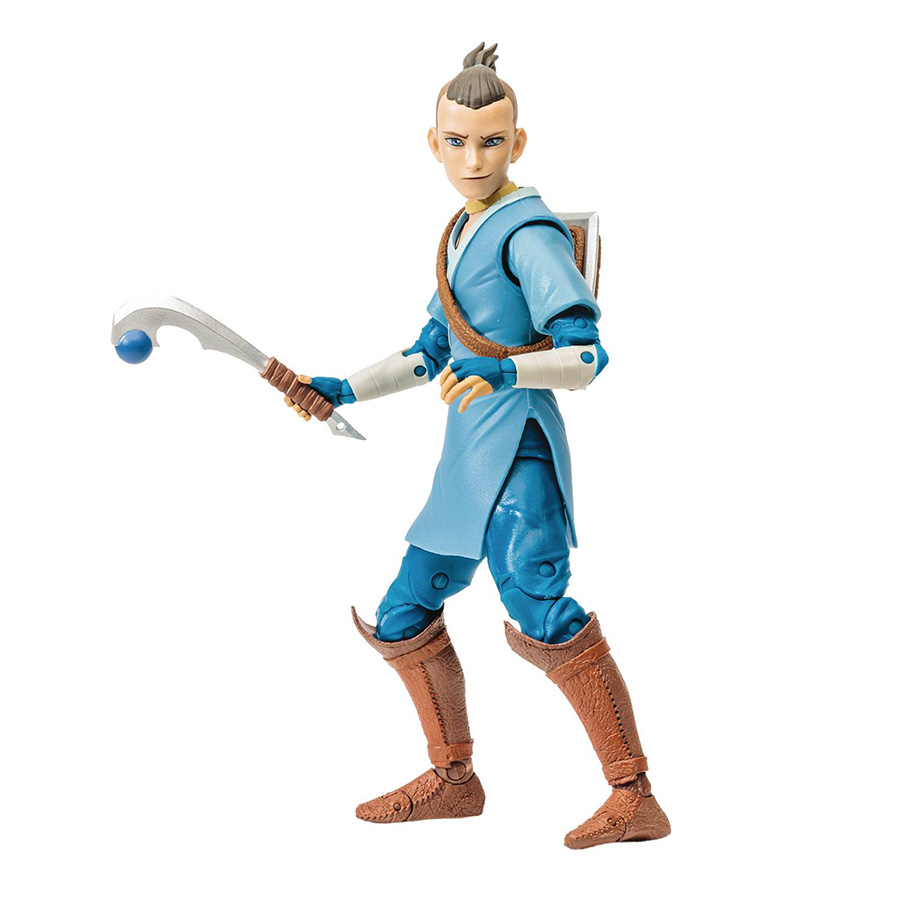 Avatar The Last Airbender Wave 2 Book 1 Water Sokka 7-Inch Action Figure Case
