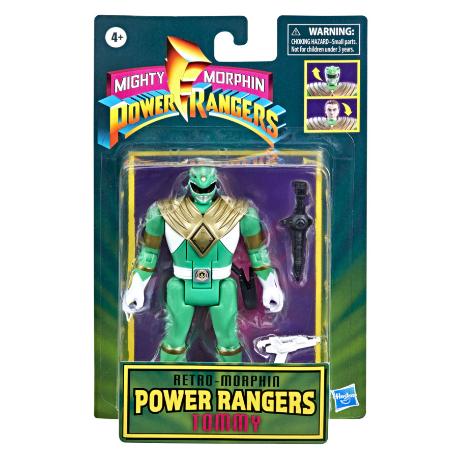 Mighty Morphin Power Rangers Retro-Morphin Action Figure - Green Ranger