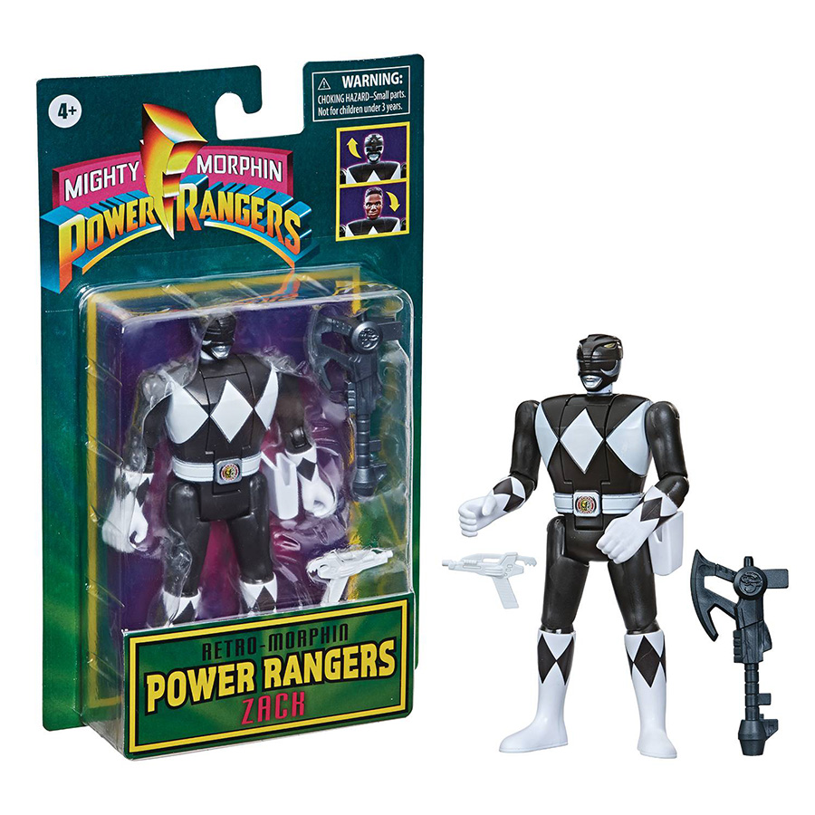 Mighty Morphin Power Rangers Retro-Morphin Black Ranger Action Figure Case