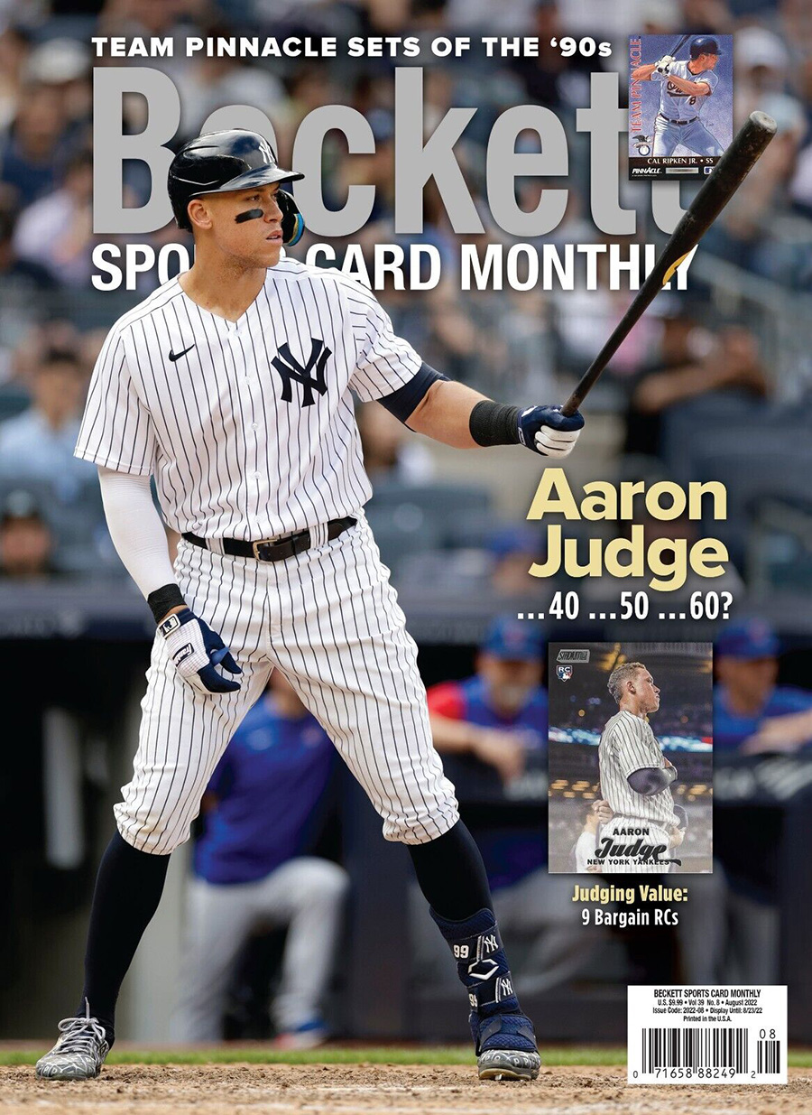 Beckett Sports Card Monthly #449 Vol 39 #8 August 2022