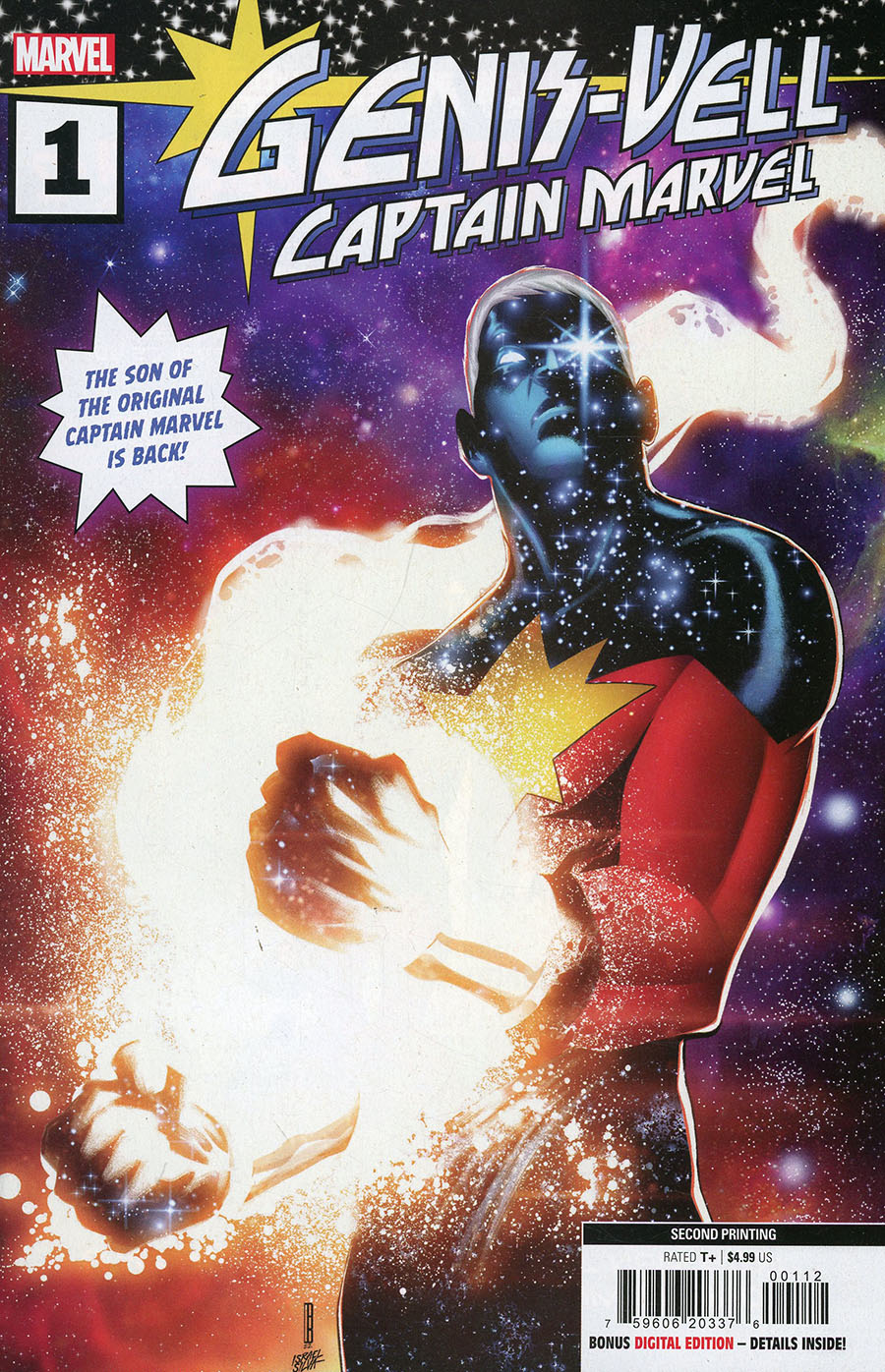 Genis-Vell Captain Marvel #1 Cover G 2nd Ptg David Baldeon Variant Cover