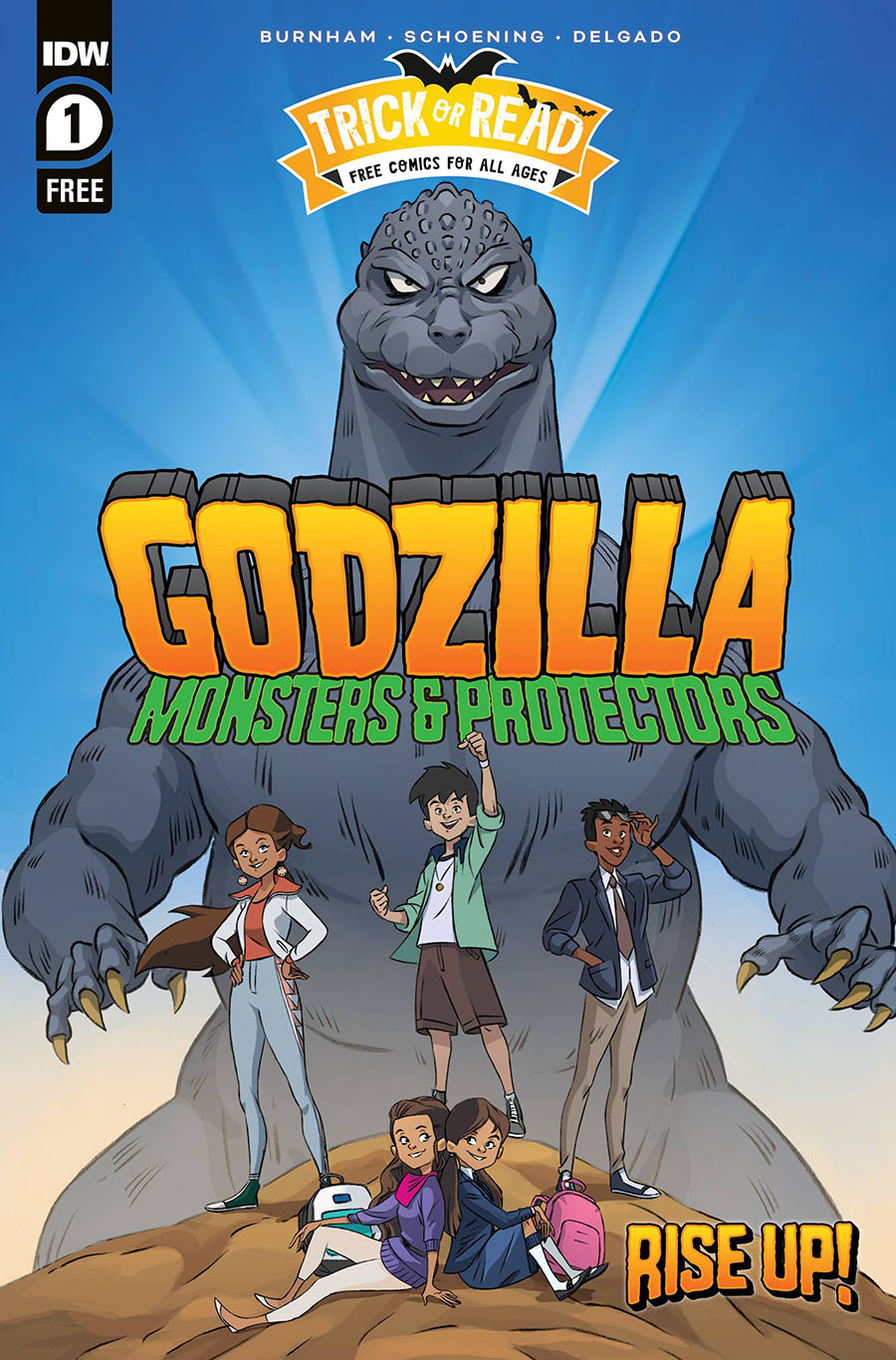 Halloween Comic Trick-Or-Read 2022 Godzilla Monsters & Protectors #1 - FREE - Limit 1 Per Customer
