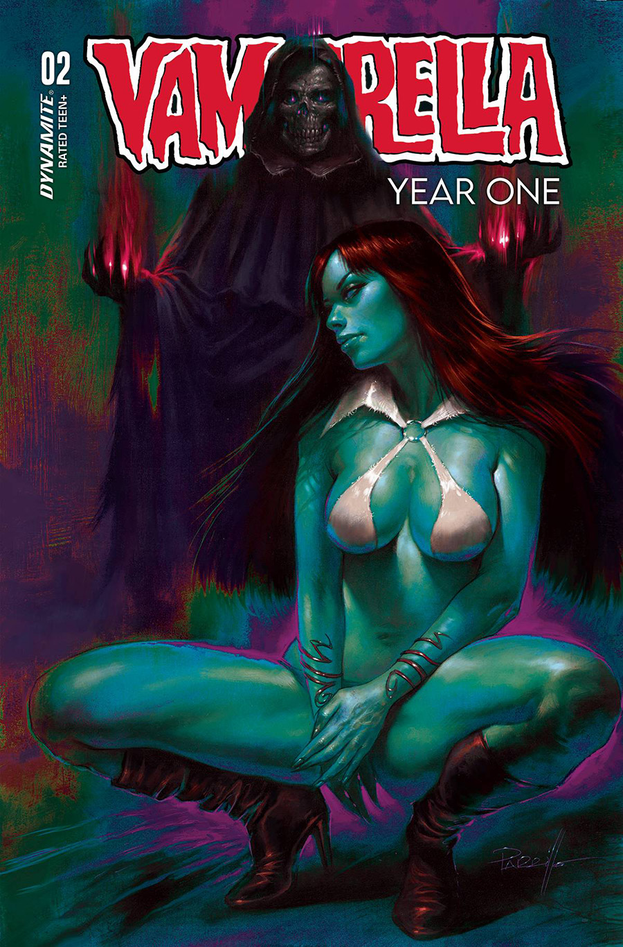Vampirella Year One #2 Cover O Variant Lucio Parrillo Ultraviolet Cover